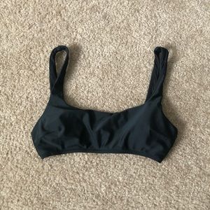 Black bikini top